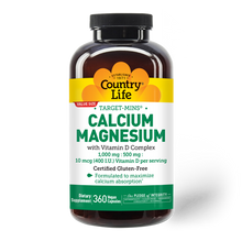 Load image into Gallery viewer, Country Life Target-Mins Calcium Magnesium with Vitamin D Complex