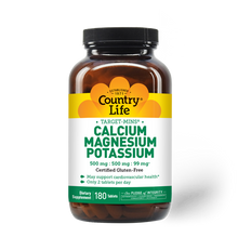 Load image into Gallery viewer, Country Life Calcium Magnesium Potassium