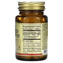 Load image into Gallery viewer, Solgar Chelated Manganese 8 mg 100 Tablets