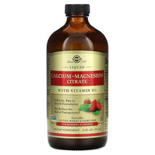 Load image into Gallery viewer, Solgar Liquid Calcium Magnesium Citrate with Vitamin D3