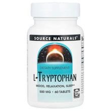 Load image into Gallery viewer, Source Naturals L-Tryptophan 500 mg Tablets