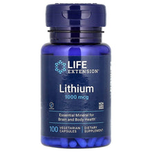 Load image into Gallery viewer, Life Extension Lithium 1,000 mcg