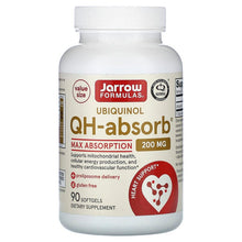 Load image into Gallery viewer, Jarrow Formulas Ubiquinol QH-absorb 200mg