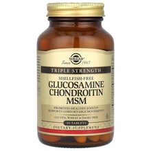 Load image into Gallery viewer, Solgar Glucosamine Chondroitin MSM Triple Strength