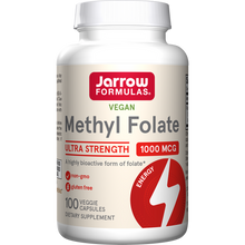 Load image into Gallery viewer, Jarrow Formulas Methyl Folate 1,000 mcg 100 Veggie Capsules