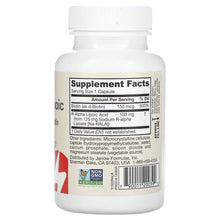 Load image into Gallery viewer, Jarrow Formulas R-Alpha Lipoic Acid with Biotin 60 Veggie Capsules