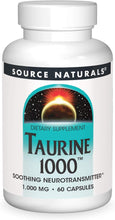 Load image into Gallery viewer, Source Naturals Taurine 1000™ 1,000 mg