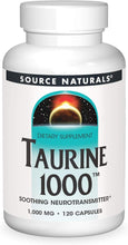 Load image into Gallery viewer, Source Naturals Taurine 1000™ 1,000 mg