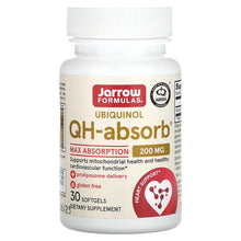 Load image into Gallery viewer, Jarrow Formulas Ubiquinol QH-absorb 200mg