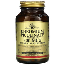 Load image into Gallery viewer, Solgar Chromium Picolinate 500 mcg