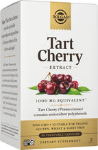 Load image into Gallery viewer, Solgar Tart Cherry Extract, 1,000 mg 90 Vegetable Capsules