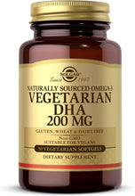 Load image into Gallery viewer, Solgar Naturally Sourced Omega-3 Vegetarian DHA 200 mg 50 Vegetarian Softgels