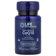 Load image into Gallery viewer, Life Extension Super Ubiquinol CoQ10 with Enhanced Mitochondrial Support™ 50 mg