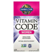 Load image into Gallery viewer, Garden of Life Vitamin Code® Women Whole Food Multivitamin