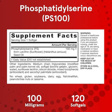 Load image into Gallery viewer, Jarrow Formulas PS 100 - 100mg