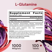 Load image into Gallery viewer, Jarrow Formulas L-Glutamine - 1000mg