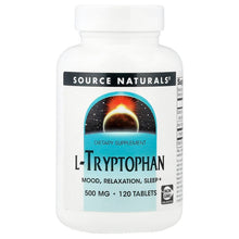 Load image into Gallery viewer, Source Naturals L-Tryptophan 500 mg Tablets