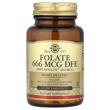 Load image into Gallery viewer, Solgar Folate DFE Tablets