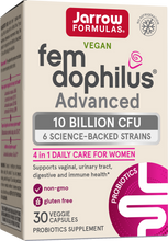 Load image into Gallery viewer, Jarrow Formulas Vegan Fem Dophilus Advanced 10 Billion CFU (250 mg) 30 Veggies Capsules (Shelf Stable)
