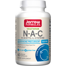 Load image into Gallery viewer, Jarrow Formulas Vegetarian N-A-C 500 mg 60 Veggies Capsules