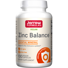 Load image into Gallery viewer, Jarrow Formulas Vegan Zinc Balance 100 Veggie Capsules