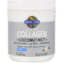 Load image into Gallery viewer, Garden of Life Grass Fed Collagen Coconut MCT Vanilla
