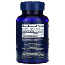 Load image into Gallery viewer, Life Extension Glycine 1000 mg