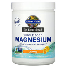 Load image into Gallery viewer, Garden of Life Dr. Formulated Whole Food Magnesium Powder, Orange