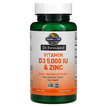 Load image into Gallery viewer, Garden of Life Dr. Formulated Vitamin D3 & Zinc