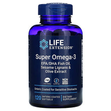 Load image into Gallery viewer, Life Extension Super Omega-3 EPA/DHA Fish Oil, Sesame Lignans & Olive Extract (Enteric Coated)
