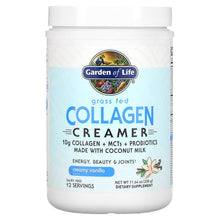 Load image into Gallery viewer, Garden of Life Grass Fed Collagen Creamer Creamy Vanilla