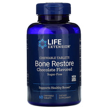 Load image into Gallery viewer, Life Extension Bone Restore Chewable Tablets (Chocolate)
