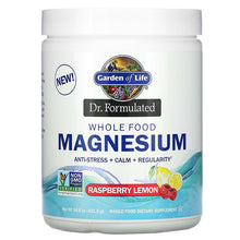 Load image into Gallery viewer, Garden of Life Dr. Formulated Whole Food Magnesium Powder, Raspberry Lemon