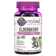 Load image into Gallery viewer, Garden of Life MyKind Organics, Elderberry Immune Gummy