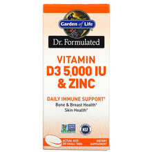 Load image into Gallery viewer, Garden of Life Dr. Formulated Vitamin D3 & Zinc