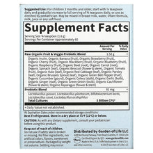 Load image into Gallery viewer, Garden of Life Raw Probiotics Powder