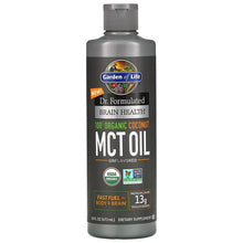 Load image into Gallery viewer, Garden of Life Dr. Formulated Brain Health 100% Organic Coconut MCT Oil