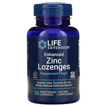 Load image into Gallery viewer, Life Extension Enhanced Zinc Lozenges (Peppermint)