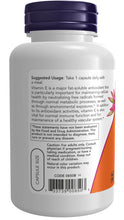 Load image into Gallery viewer, NOW Foods Vitamin E-400 Vegetarian Dry