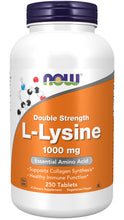 Load image into Gallery viewer, NOW Foods L-Lysine, Double Strength 1000 mg