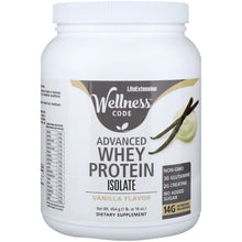 Load image into Gallery viewer, Life Extension Wellness Code Advanced Whey Protein Isolate (Vanilla)