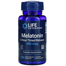 Load image into Gallery viewer, Life Extension Melatonin 6 Hour Timed Release