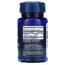 Load image into Gallery viewer, Life Extension L-Carnitine 500 mg