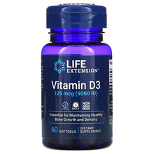 Load image into Gallery viewer, Life Extension Vitamin D3 125 mcg