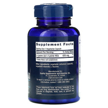 Load image into Gallery viewer, Life Extension L-Lysine 620 mg