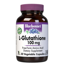 Load image into Gallery viewer, Bluebonnet Nutrition L-Glutathione 100 mg