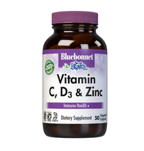 Load image into Gallery viewer, Bluebonnet Nutrition Vitamin C D3 & Zinc