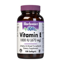 Load image into Gallery viewer, Bluebonnet Vitamin E 1000 IU Mixed Tocopherols