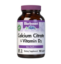 Load image into Gallery viewer, Bluebonnet Nutrition Calcium Citrate & Vitamin D3