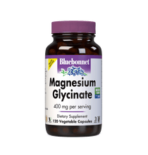 Load image into Gallery viewer, Bluebonnet Nutrition Magnesium Glycinate 400 mg